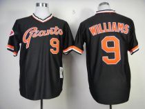 Mitchell And Ness San Francisco Giants #9 Matt Williams Black Stitched MLB Throwback Jersey