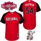Cincinnati Reds -54 Aroldis Chapman Red 2015 All-Star National League Stitched MLB Jersey