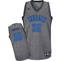 Oklahoma City Thunder -35 Kevin Durant Grey Static Fashion Stitched NBA Jersey