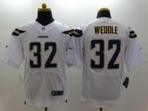 Nike San Diego Chargers #32 Eric Weddle White Men‘s Stitched NFL New Elite Jersey