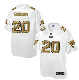 Nike Tampa Bay Buccaneers -20 Ronde Barber White NFL Pro Line Fashion Game Jersey