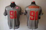 Nike Redskins -91 Ryan Kerrigan Grey Shadow With 80TH Patch Stitched NFL Elite Jersey