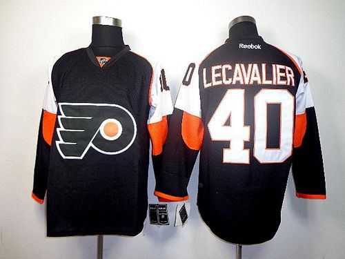 Philadelphia Flyers -40 Vincent Lecavalier Black Stitched NHL Jersey