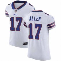 Nike Bills -17 Josh Allen White Stitched NFL Vapor Untouchable Elite Jersey