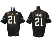 Nike Miami Dolphins -21 Brent Grimes Black 2016 Pro Bowl Stitched NFL Elite Jersey