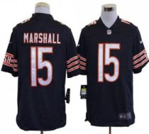 Nike Bears -15 Brandon Marshall Navy Blue Team Color Stitched NFL Game Jersey