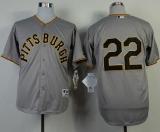 Pittsburgh Pirates #22 Andrew McCutchen Grey 1953 Turn Back The Clock Stitched MLB Jersey