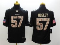 Nike Ravens -57 CJ Mosley Black NFL Limited Salute to Service Jersey