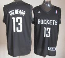 Houston Rockets -13 James Harden Black The Beard Stitched NBA Jersey