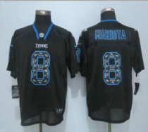 Nike Tennessee Titans -8 Marcus Mariota New Lights Out Black Stitched NFL Elite Jersey