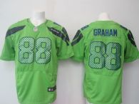 Nike Seattle Seahawks #88 Jimmy Graham Green Alternate Men‘s Stitched NFL Elite Jersey