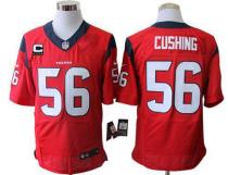 Nike Houston Texans -56 Brian Cushing Red Alternate With C Patch Mens Stitched NFL Elite Jersey
