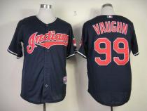 Cleveland Indians -99 ricky vaughn Navy Blue Cool Base Stitched MLB Jersey