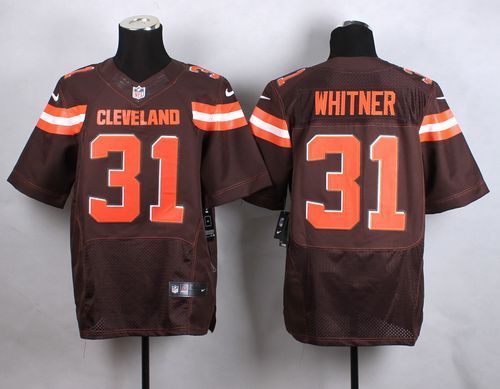 Nike Cleveland Browns -31 Donte Whitner Brown Team Color Men's Stitched NFL New Elite Jersey