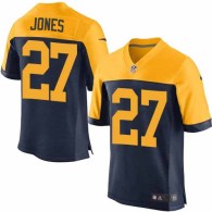 Nike Packers -27 Josh Jones Navy Blue Alternate Stitched NFL New Elite Jersey