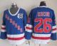 New York Rangers -26 Joe Kocur Blue CCM 75TH Stitched NHL Jersey