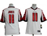 Nike Falcons 11 Julio Jones White Stitched NFL Game Jersey