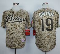 San Diego Padres #19 Tony Gwynn Camo Alternate 2 Cool Base Stitched MLB Jersey