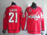 Washington Capitals -21 Brooks Laich Red 40th Anniversary Stitched NHL Jersey