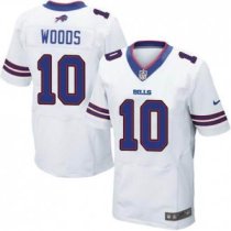 Nike Buffalo Bills -10 Robert Woods White NFL New Elite Jersey