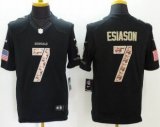 Nike Cincinnati Bengals -7 Boomer Esiason Black Stitched NFL Limited Salute to Service Jersey