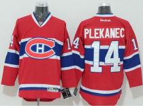Montreal Canadiens -14 Tomas Plekanec Stitched Red New CH NHL Jersey