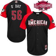Baltimore Orioles #56 Darren O Day Black 2015 All-Star American League Stitched MLB Jersey