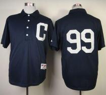 Cleveland Indians -99 Ricky Vaughn Navy Blue 1902 Turn Back The Clock Stitched MLB Jersey