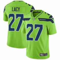 Nike Seahawks -27 Eddie Lacy Green Stitched NFL Limited Rush Jersey