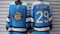 Pittsburgh Penguins -29 Andre Fleury Stitched Blue NHL Jersey