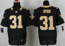 Nike New Orleans Saints #31 Jairus Byrd Black Team Color Men's Stitched NFL Elite Jersey