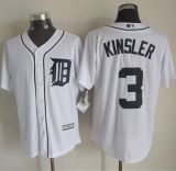 Detroit Tigers #3 Ian Kinsler White New Cool Base Stitched MLB Jersey