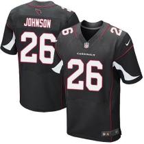Nike Arizona Cardinals -26 Rashad Johnson Black Alternate Stitched NFL Elite Jersey