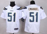 Nike San Diego Chargers #51 Kyle Emanuel White Men‘s Stitched NFL New Elite Jersey