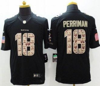 Nike Baltimore ravens -18 Breshad Perriman Black Stitched NFL Limited Salute to Service jersey