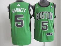 Boston Celtics -5 Kevin Garnett Green Black No Alternate Revolution 30 Stitched NBA Jersey
