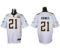 Nike Miami Dolphins -21 Brent Grimes White 2016 Pro Bowl Stitched NFL Elite Jersey