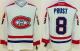 Montreal Canadiens -8 Brandon Prust White Stitched NHL Jersey