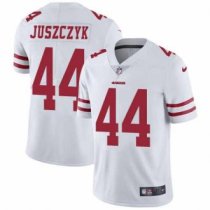 Nike 49ers -44 Kyle Juszczyk White Stitched NFL Vapor Untouchable Limited Jersey