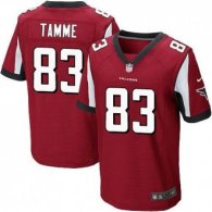 Nike Atlanta Falcons 83 Jacob Tamme Red Team Color Stitched NFL Elite Jersey
