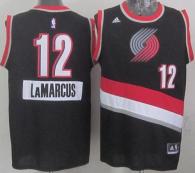Portland Trail Blazers -12 Lamarcus Aldridge Black 2014-15 Christmas Day Stitched NBA Jersey