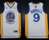 Golden State Warriors -9 Andre Iguodala White Revolution 30 Stitched NBA Jersey