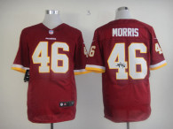 Nike NFL Washington Redskins #46 Alfred Morris Red Elite Autographed Jersey