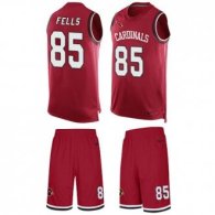 Cardinals -85 Darren Fells Red Team Color Stitched NFL Limited Tank Top Suit Jersey