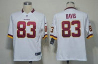 Nike Redskins -83 Fred Davis White Stitched NFL Game Jersey