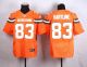 Nike Cleveland Browns -83 Brian Hartline Orange Alternate Men's Stitched NFL New Elite Jersey