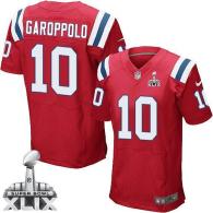 Nike New England Patriots -10 Jimmy Garoppolo Red Alternate Super Bowl XLIX Mens Stitched NFL Elite