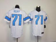 Nike Detroit Lions #71 Riley Reiff White Men's Stitched NFL Elite Jersey