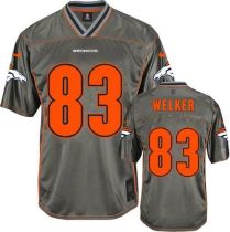 Nike Denver Broncos #83 Wes Welker Grey Men's Stitched NFL Elite Vapor Jersey