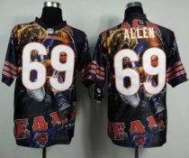 Nike Chicago Bears -69 Jared Allen Team Color NFL Elite Fanatical Version Jersey
